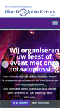 Mobile Screenshot of bluedolphinevents.be